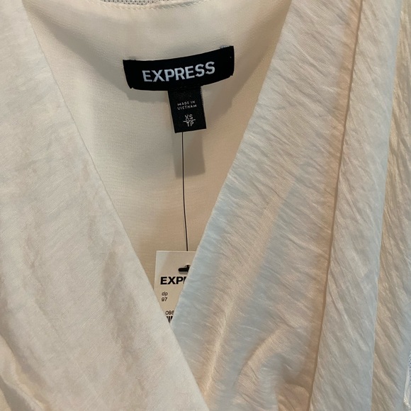 NWT- Satin Ruffle wrap cami - Picture 4 of 5